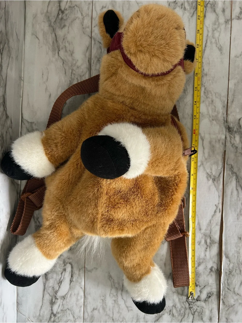 Plushland | kids Horse pony equestrian plush Backpack Y2K made in 2000